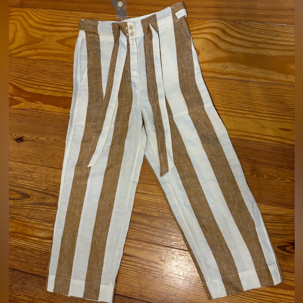 J crew striped pant